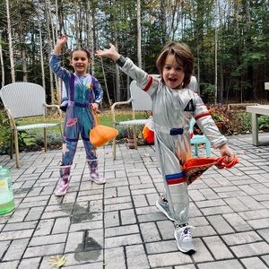 🪐 Pottery Barn Toddler Light-Up Astronaut Halloween Costume 3T